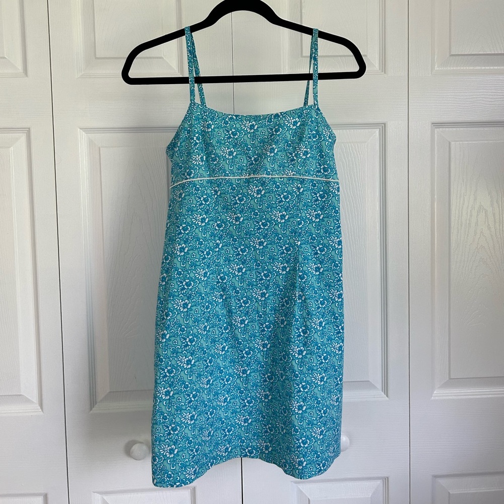 Rave city light blue flora dress